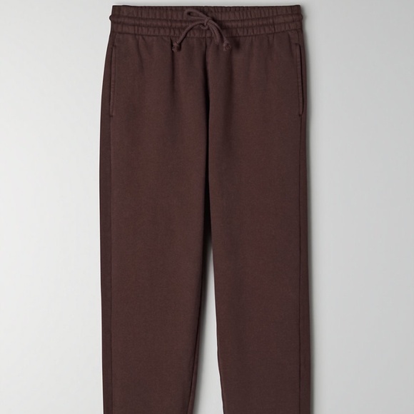 TNA Pants - Aritzia Tna Cozy Fleece Boyfriend Sweatpant